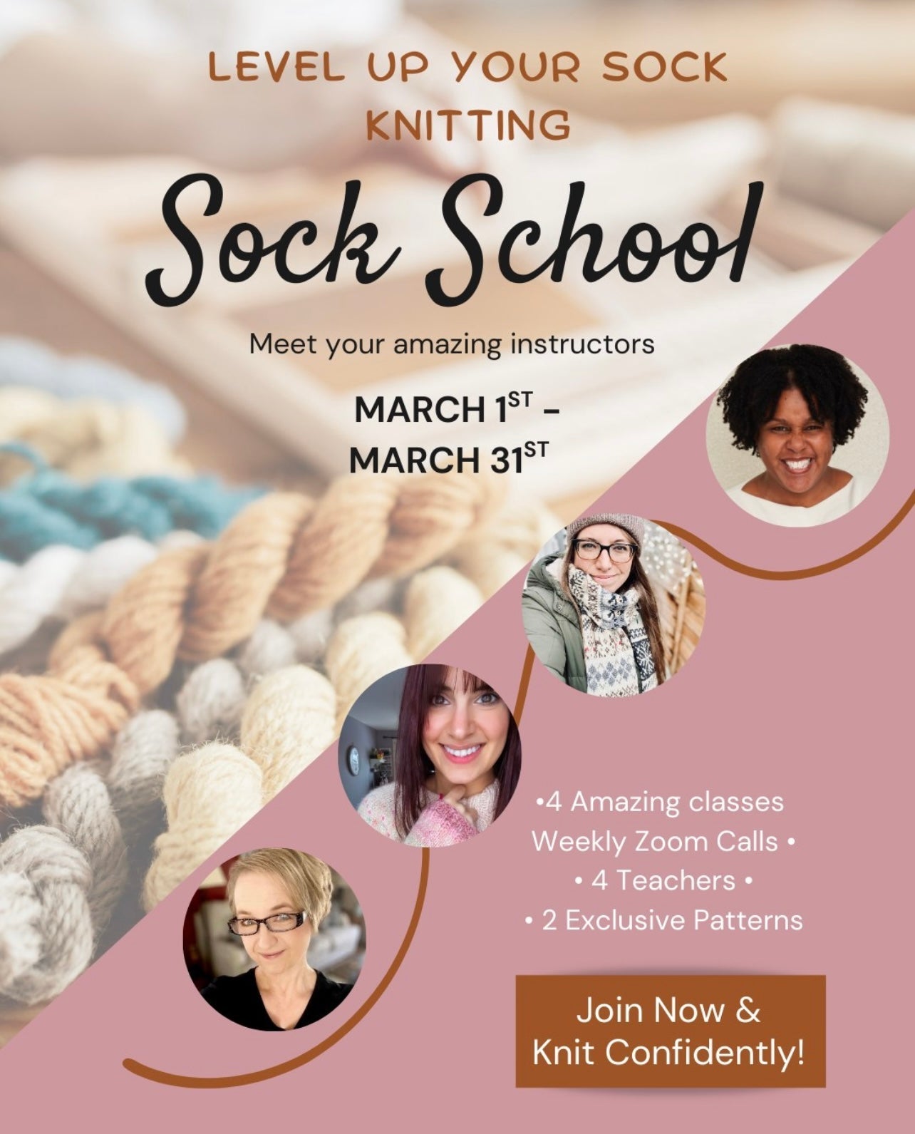 Sock School (March 1 - 31, 2026)