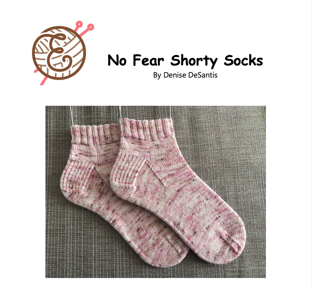 No Fear Shorty Socks Pattern